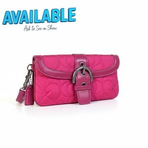Coach Pink Clutch Wristlet